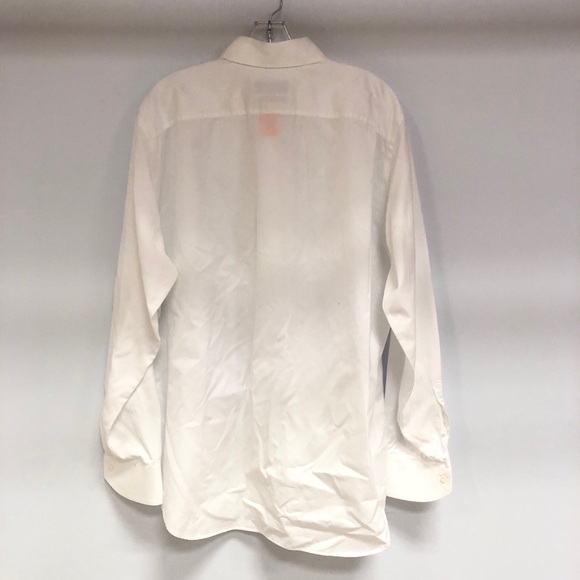 CANALI IMPECCABILE MENS WHITE BUTTON DOWN SHIRT SZ 44 - Picture 4 of 5